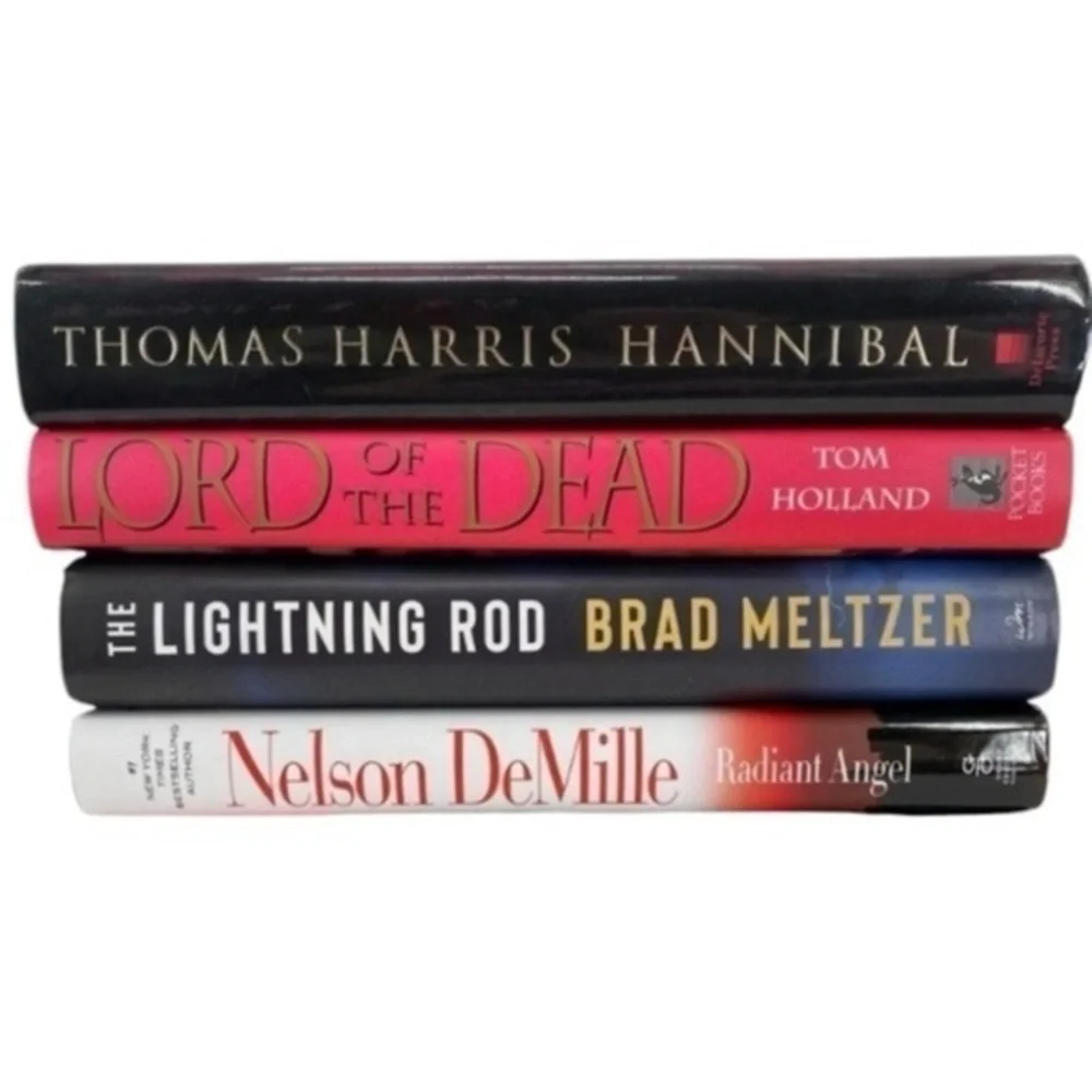 Thriller Murder Mystery Novel Hardback Book Lot Hannibal Lord Of The Dead